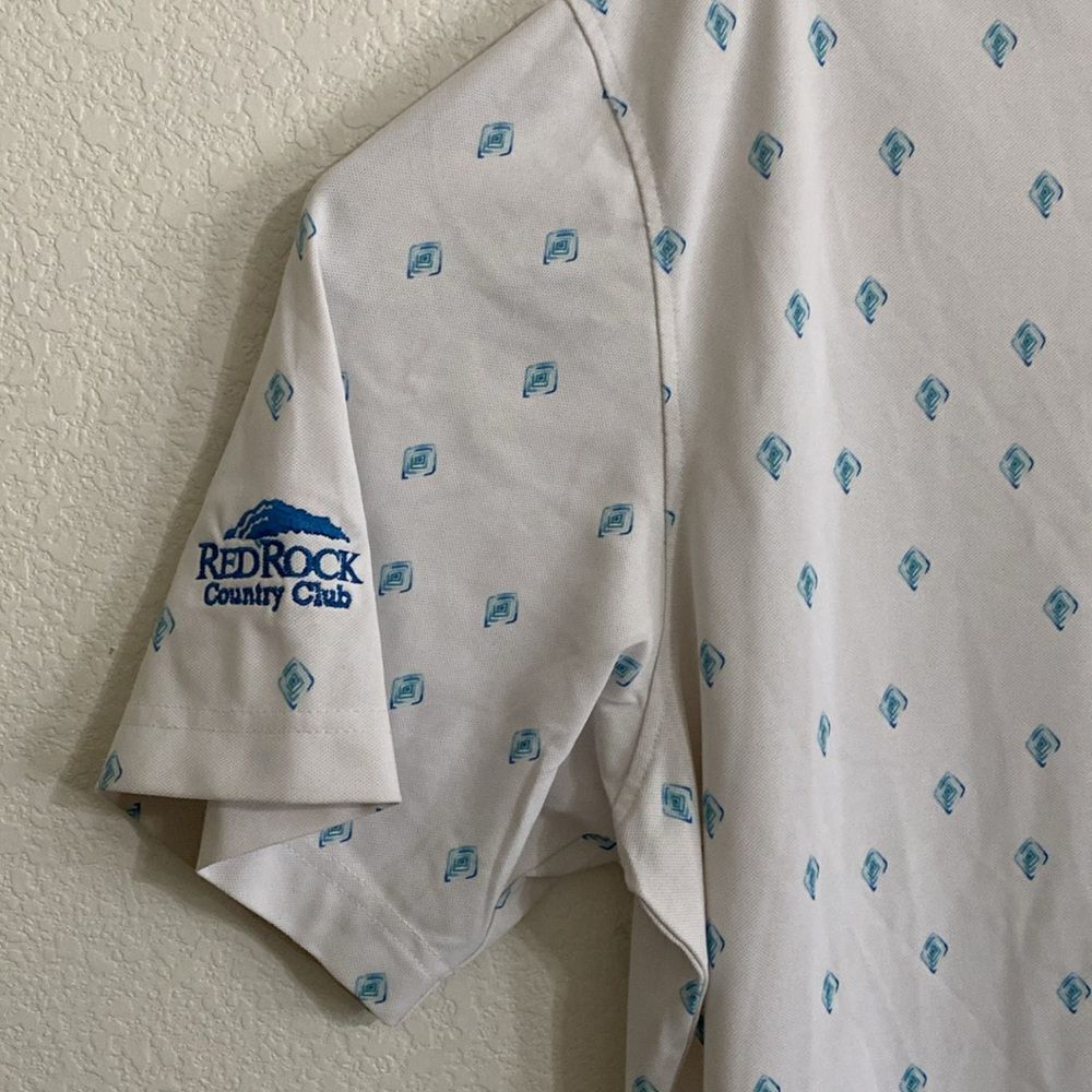 Johnnie O Men’s White Printed Short Sleeves Button Up Shirt Size L - Picture 4 of 6